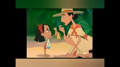 Yoli and Ms Birdwell are campfire