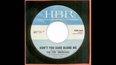 FIVE AMERICANS (1966) - DON'T YOU DARE BLAME ME