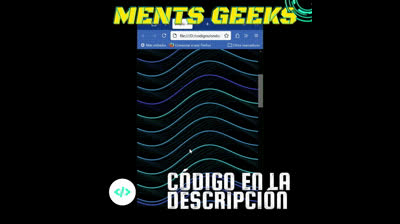 Explora la magia del scroll con ondas animadas