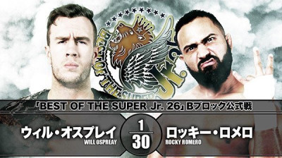 NJPW Best of the Super Juniors XXVI -Will Opsreay vs Rocky Romero