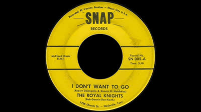 Royal Knights (1968) - I Don't Want To Go
