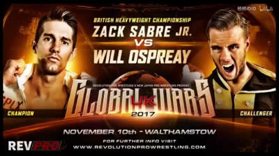 RevPro Global Wars 2017-Will Ospreay vs Zack Sabre Jr