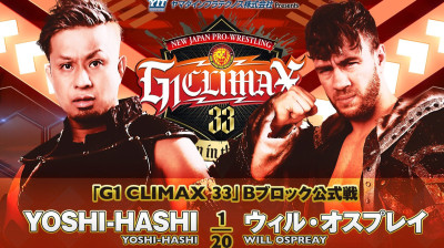 NJPW G1 Climax 33-Will Ospreay vs YOSHI-HASHI