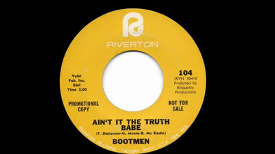 Bootmen (1966) - Ain't it the truth babe