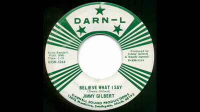 Jimmy Gilbert (1966) - Believe what I say