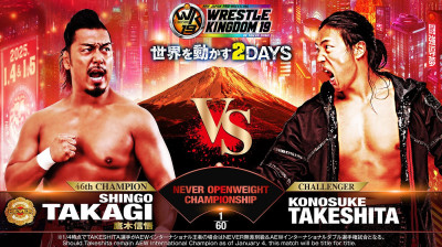 NJPW Wrestle Kingdom 19-Shingo Takagi vs Konosuke Takeshita