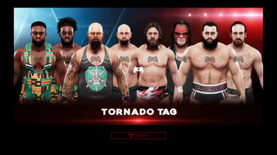Gallows & Anderson vs Team Hell No vs The New Day vs Rusev Day (WWE 2K19)