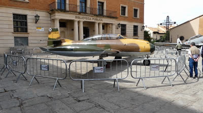 AVIONES EN TERUEL ACTO EJERCITO DEL AIRE