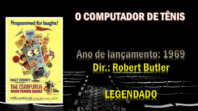 O COMPUTADOR DE TÊNIS (The Computer Wore Tennis Shoes, Robert Butler - 1969) PT SUBTITLES