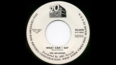 Mo-Shuns (1966) - What can I say