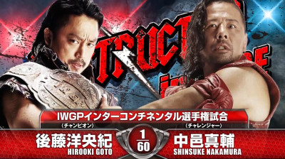 NJPW Destruction in Kobe 2015-Shinsuke Nakamura vs Hirooki Goto