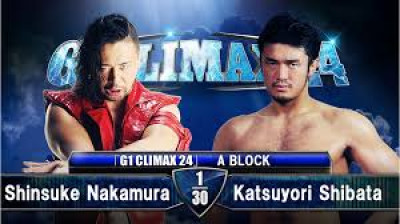 NJPW G1 Climax 24-Shinsuke Nakamura vs Katsuyori Shibata