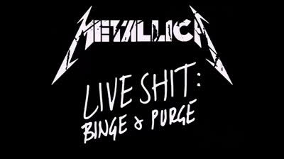 Metallica Live Shit Binge & Purge  Seattle (1989)(Full Concert)