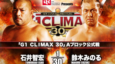 NJPW G1 Climax 30-Tomohiro Ishii vs Minoru Suzuki