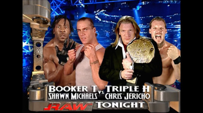 Booker T & Shawn Michaels vs Triple H & Chris Jericho (Full Match)