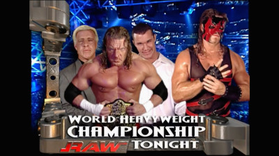 Triple H vs Kane - World Title vs Mask (Full Match)