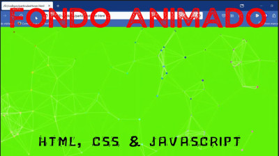Cómo crear un fondo interactivo con partículas conectadas | HTML, CSS & JavaScript - Web development