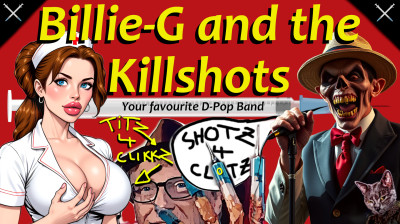 The snake prepares to bite U, in collaboration with Billie-G.