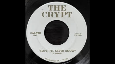 Crypt (1968) - Love, I'll Never Know